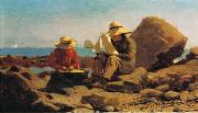 Winslow Homer The Boat Builders oil painting artist